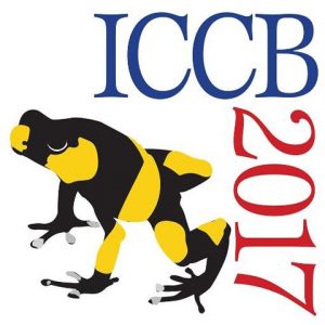 ICCB 2017 logo showing clown frog