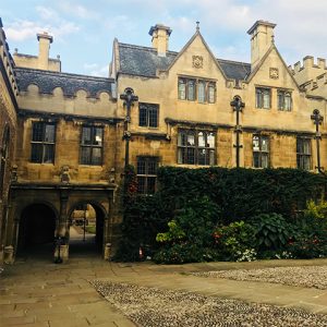 Historic building on Oxford University