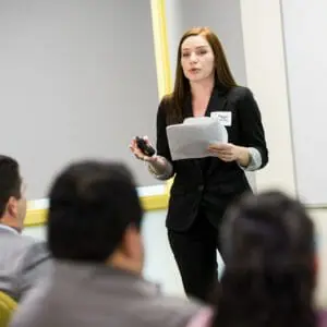 Person presenting for project cities