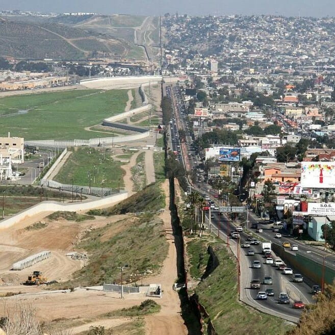 USA-Mexico border fence