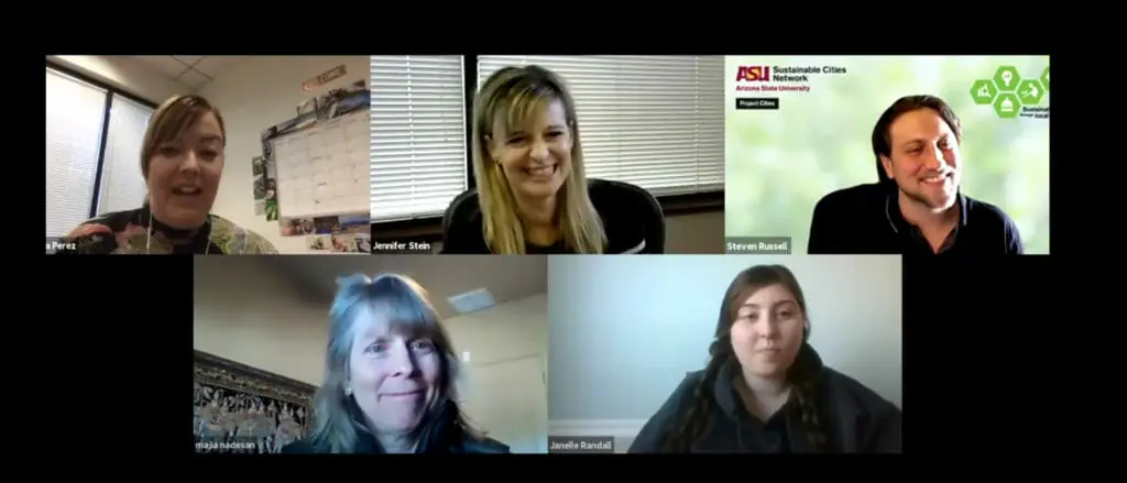 Zoom screenshot from Peoria webinar