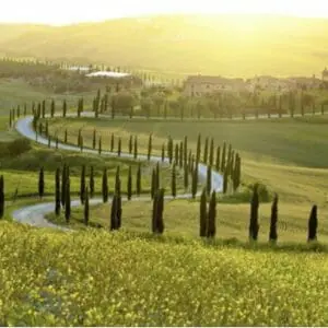 Rolling Italian countryside