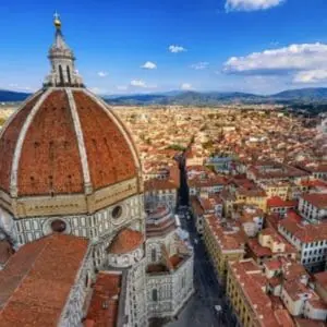Old world Italian city view