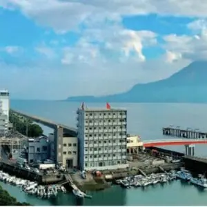 Japanese waterfront city